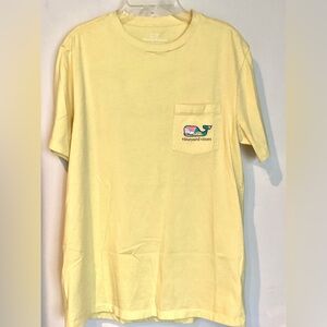 Vineyard Vines Tropical Fruit Yellow T-Shirt Men’s Sz Small